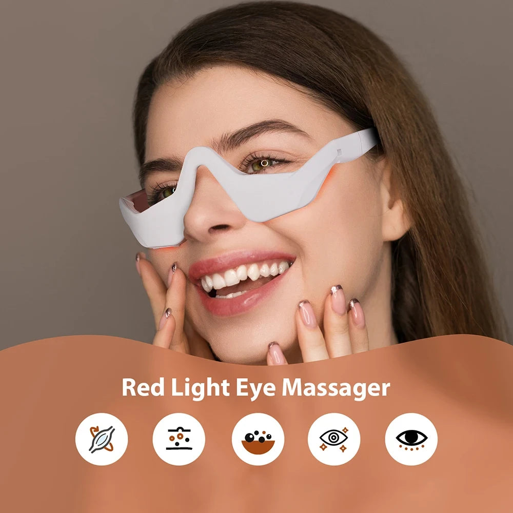 LuminaGlow - Revitalizing Red Light Eye Mask