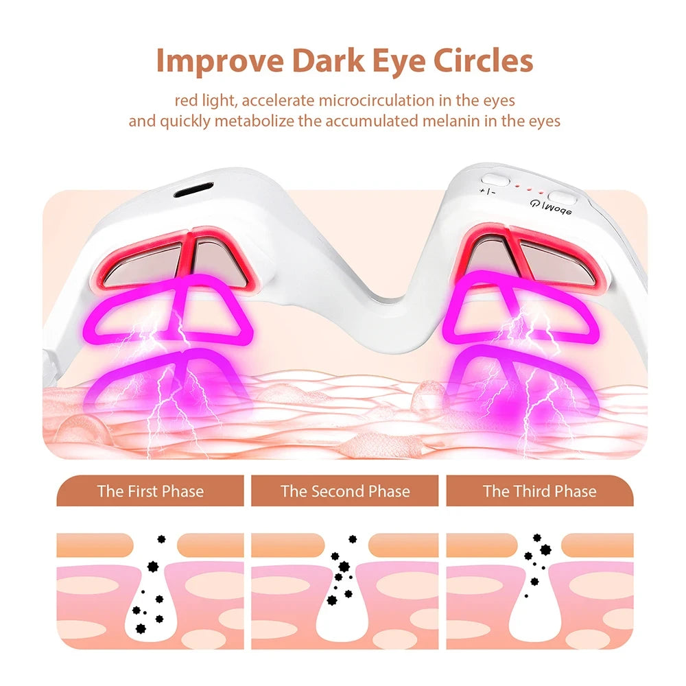 LuminaGlow - Revitalizing Red Light Eye Mask